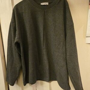 Cozy Crewneck Sweater - Olive Green